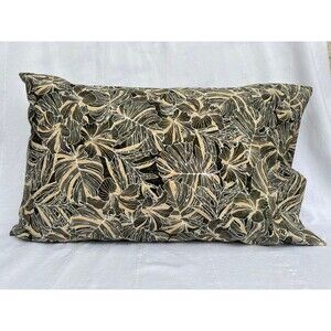 Monstera Leaves and Hibiscus Print Pillowcase | Handmade | 100% Cotton